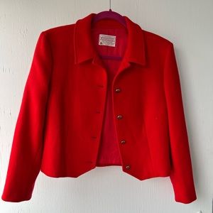 Beautiful red Pendleton blazer (petite)